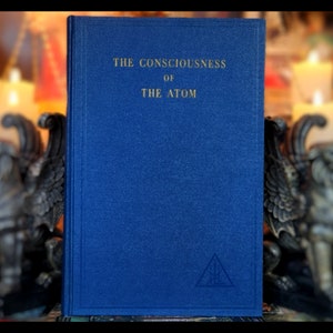 Consciousness of The Atom Metaphysical Book 4th Dimension The Divine Being Vintage Occult Book Meditation Book