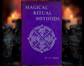 1969 MAGICAL RITUAL METHODS Occult Astrology Book Invocation Magic "Rare" Antique Vintage Astrology Metaphysical Esoteric The Holy Grail