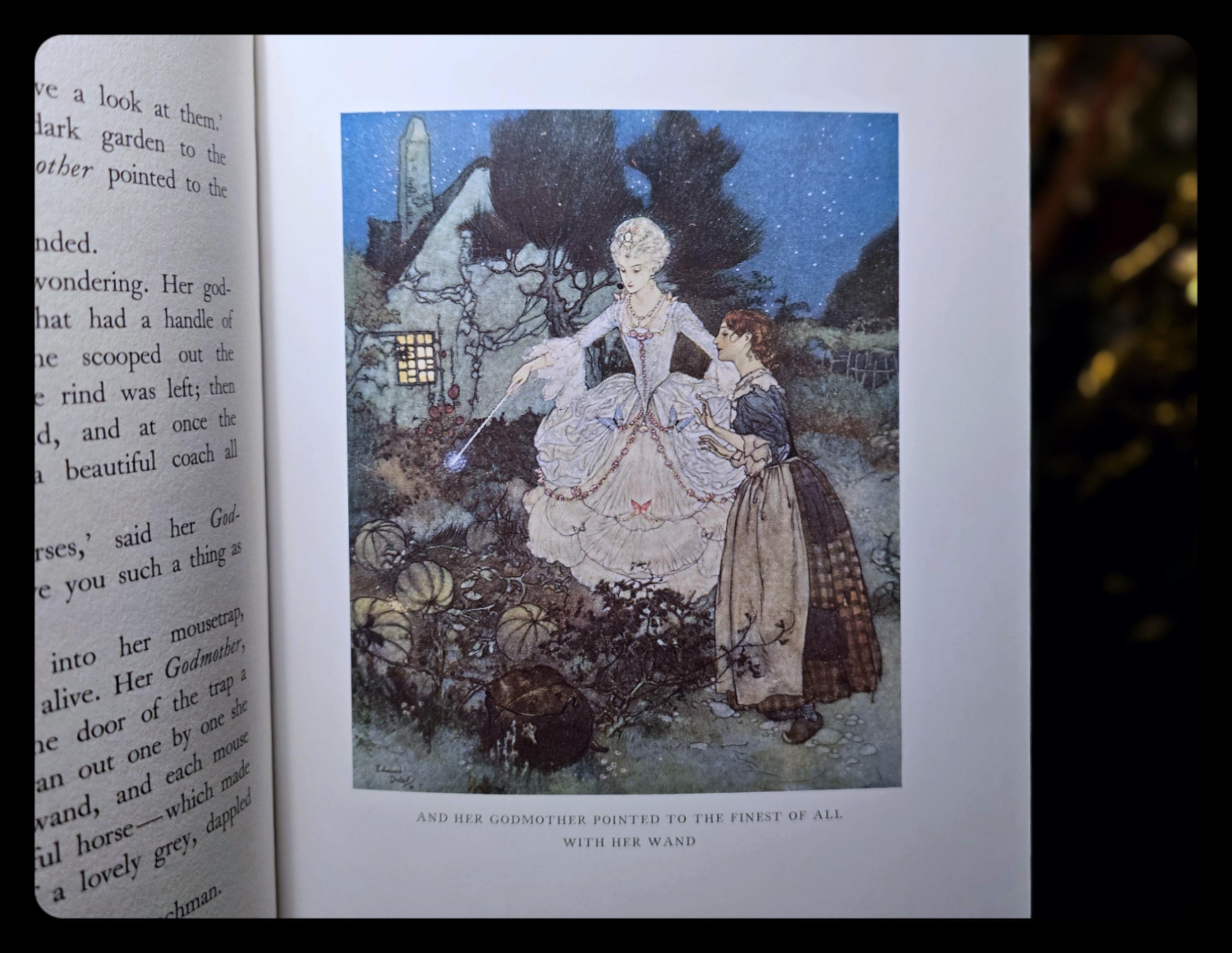 Edmund Dulac Illustrated Fairy Tales, Charles Perrault Vintage