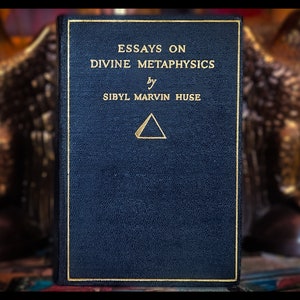 1930 GÖTTLICHE METAPHYSIK Esoterisches Metaphysisches Spirituelles Buch &quot;Sehr seltenes antikes mystisches Buch-Weinlese-Gebets-okkultes spirituelles Alchemie Geschenk