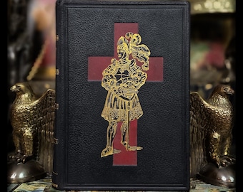 1904 KNIGHTS TEMPLAR Book Freemasonry Masonic Secret Society Freemason Antique Vintage Templars Crusades Illuminati Gift Art Artwork Mason
