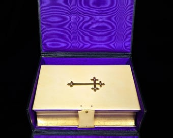 1869 Święta Biblia Antyczna Chrześcijańska Katolicka Księga Starego Nowego Testamentu Duchowa Księga Religijna Jezus