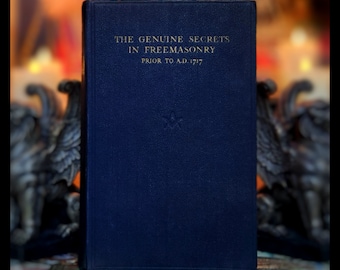 1930 Secretos de la Francmasonería Astrología Metafísica Ocultismo Libro Masónico