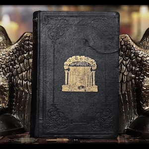 1853 Freemasonry Book Occult Book Antique Masonic Book Masonry Secret Society Illuminati Mason Freemason Knights Templar Gift Metaphysical