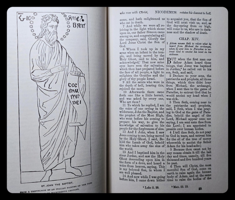 1963 Lost Books of The Bible Forgotten Eden Spiritual Book Occult Old New Testament Jesus