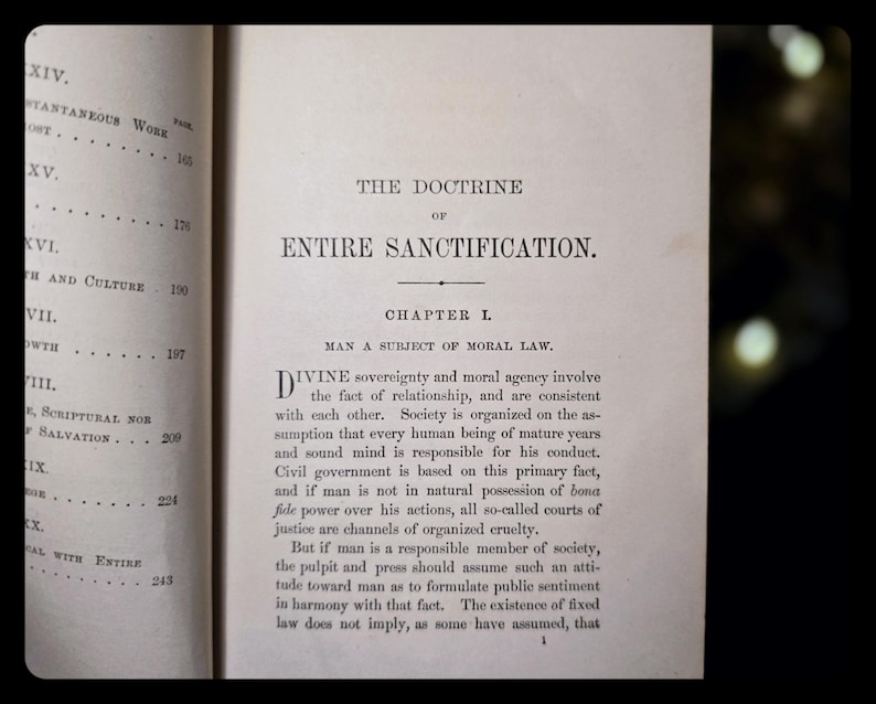 1895 Spiritual Book Enoch Signed Bible Genre Christian Jesus Entire Sanctification Rev W. Jones