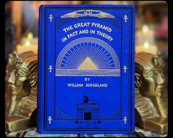 1932 Ancient Egypt Pyramids Book, Kingsland 1st Edition