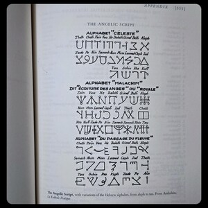 Book of Angels Occult Grimoire Book Magic Spells Metaphysical Angel Astrology