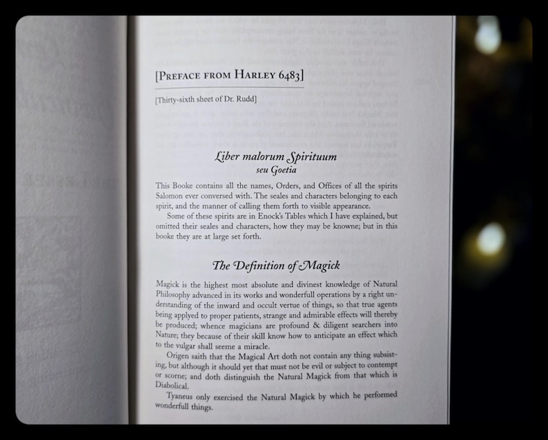 Lesser Key of Solomon Occult Grimoire, Magick Book Necromancy Witchcraft
