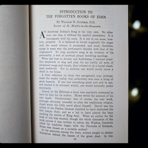 1963 Lost Books of The Bible Forgotten Eden Spiritual Book Occult Old New Testament Jesus