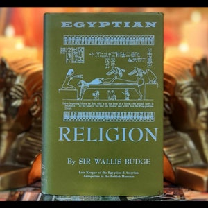 1959 EGYPTIAN RELIGION Mythology Book of the Dead &quot;Rare Incredible Condition&quot; Creation