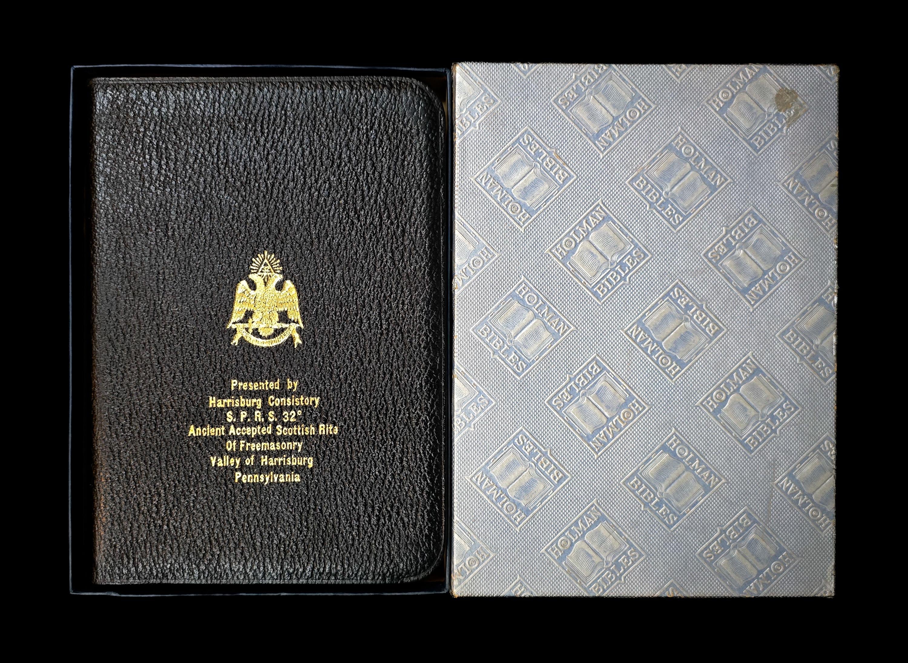Signed Masonic Bible, 33rd Degree, Rare Knights Templar Book - Etsy