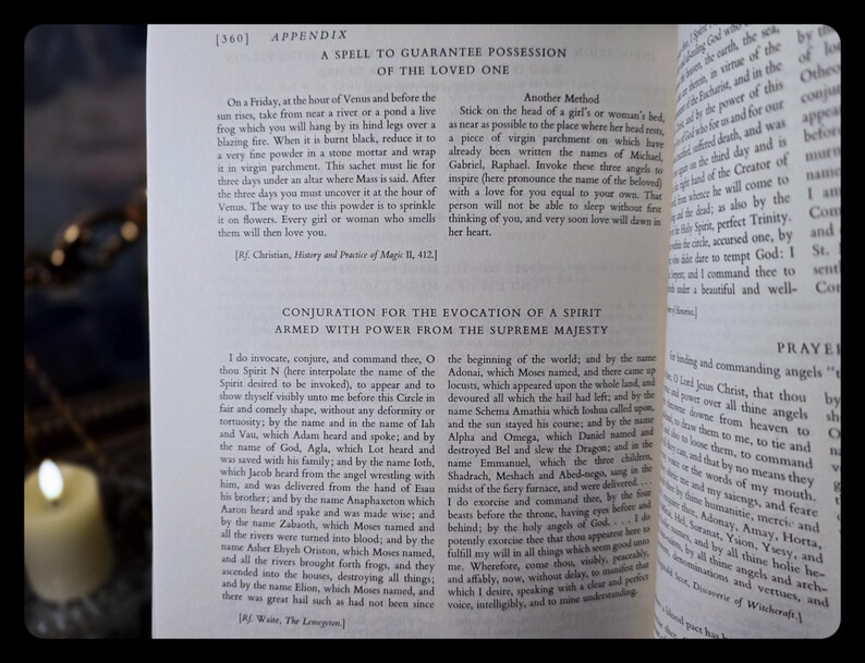 Book of Angels Occult Grimoire Book Magic Spells Metaphysical Angel Astrology