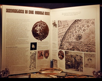 The Compleat Astrologer Book, Illustrated Divination, Vintage