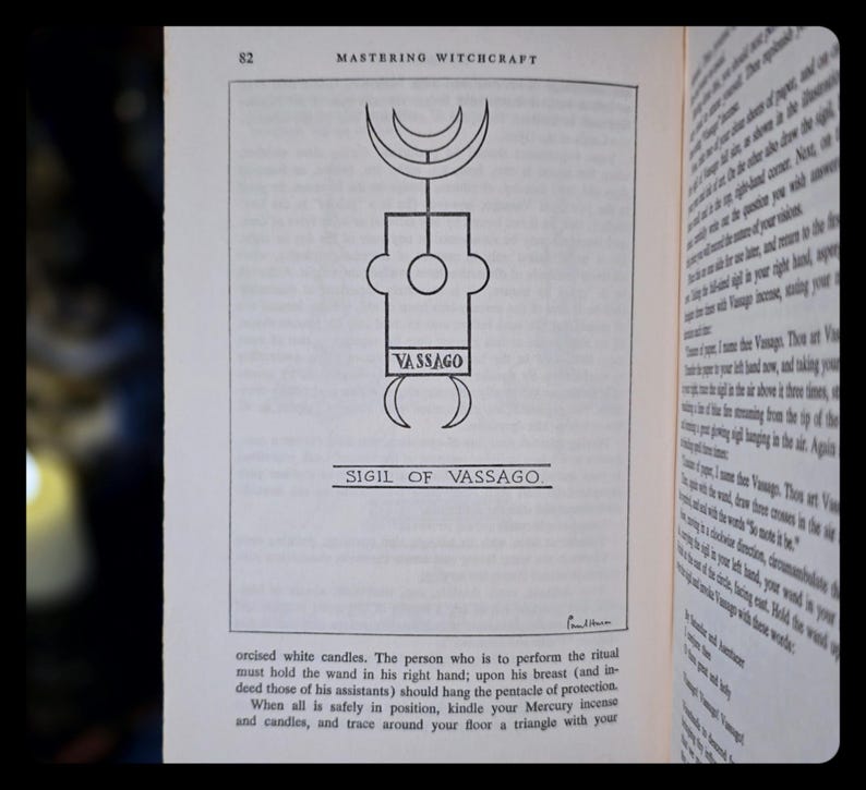Mastering Witchcraft Book: Occult Grimoire Astrology Necromancy Magick
