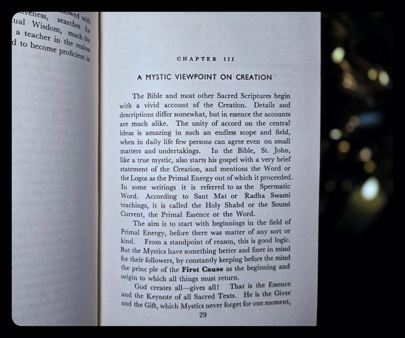 MYSTIC BIBLE Occult Metaphysical Freemasonry Kabbalah Reincarnation Atlantis Mythology Antique Vintage Esoteric Cabala Spiritual Gift