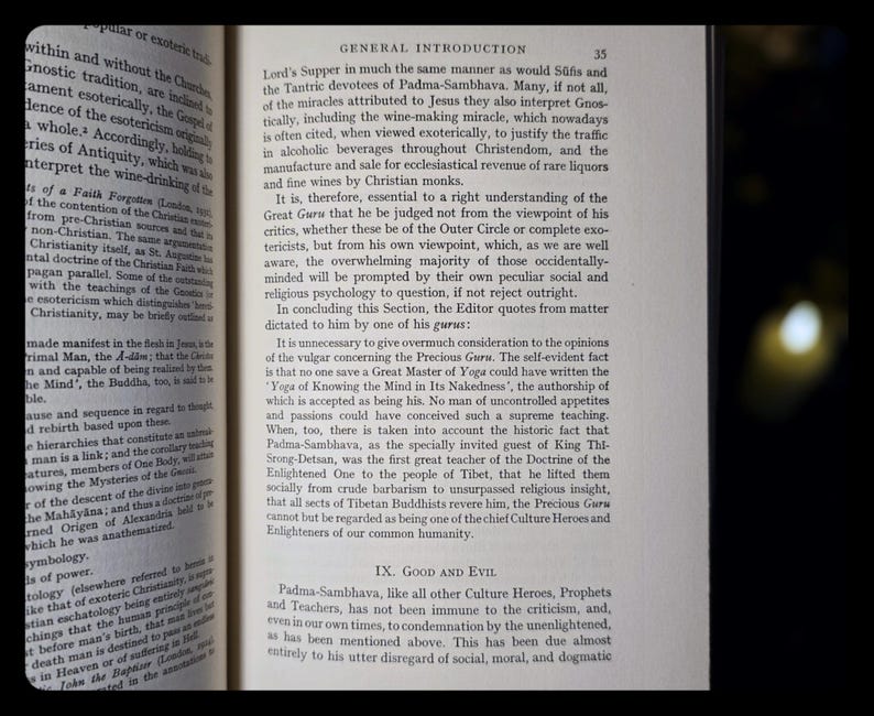 1954 Tibetan Book of Liberation Astrology Metaphysical Self Help Buddhism Occult