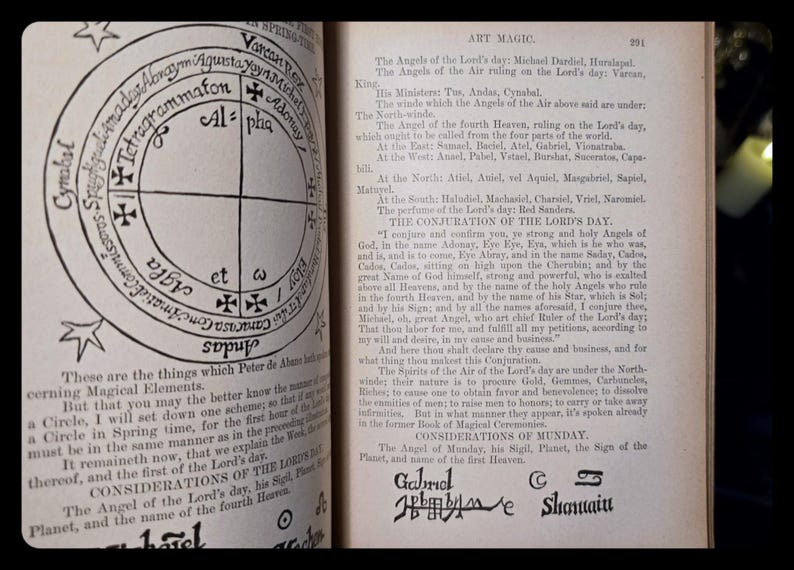 1898 Art Magic Spiritism Occult Book Witchcraft Freemasonry Astrology Magic Grimoire
