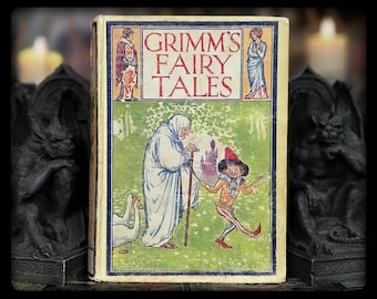 1899 グリム童話集 初版 アンティーク グリム兄弟の贈り物 グリム童話
