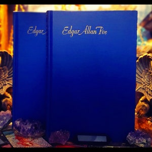 1951 Ensemble de livres EDGAR ALLAN POE, plus de 1000 pages Le corbeau, 70 ans « Rare » Edgar Allen Poe Book vintage Antique Poe Book Poetry Book Poem Book