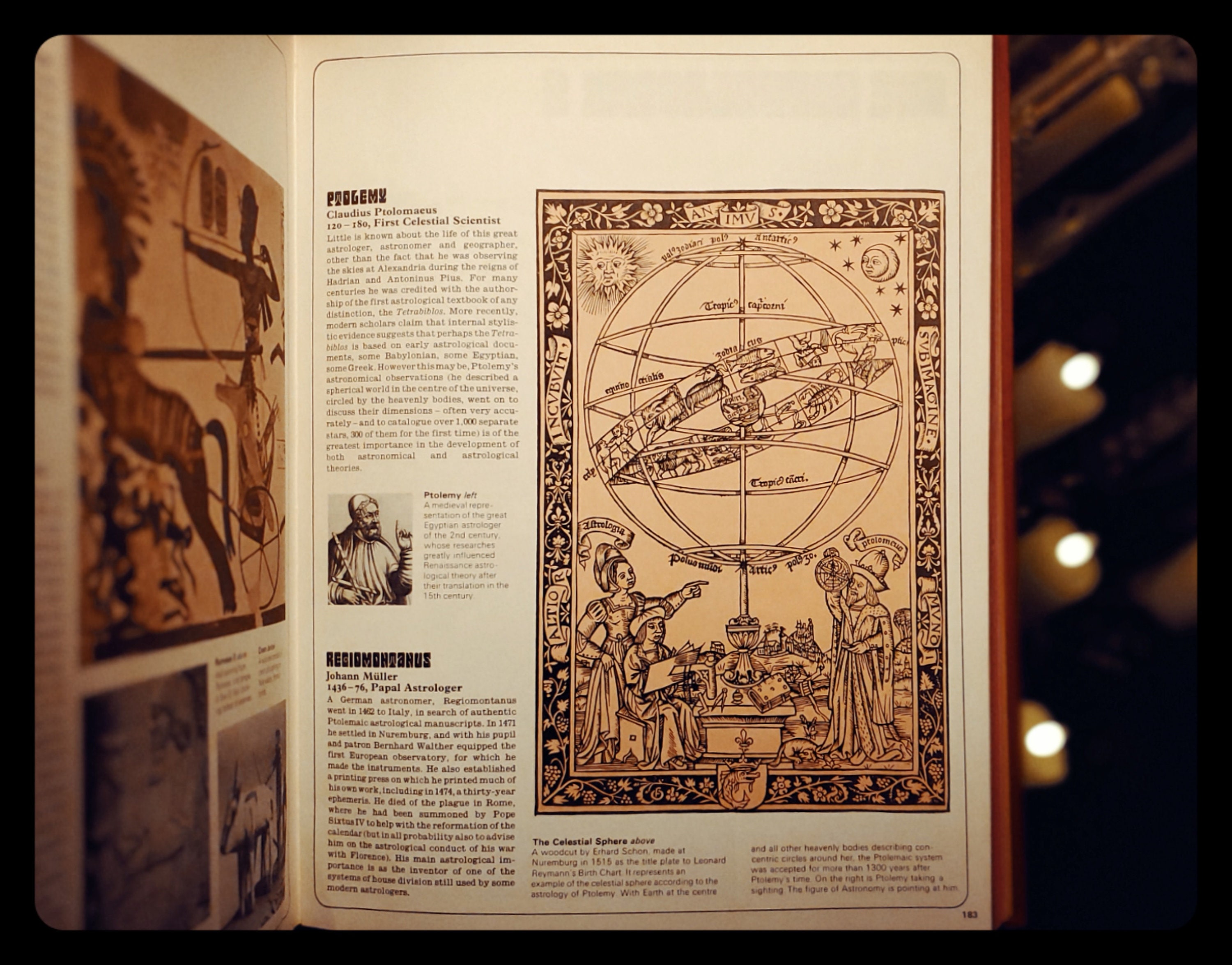 The Compleat Astrologer Book, Illustrated Divination, Vintage