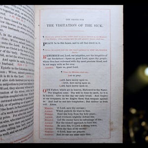 1849 Holy Prayer Book Old New Testament Spiritual Antique Catholic Christian Book Psalms