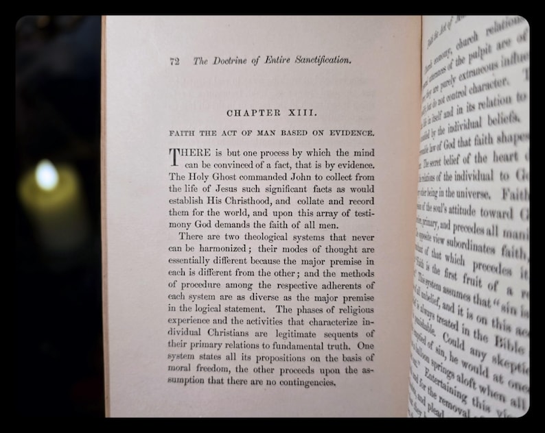 1895 Spiritual Book Enoch Signed Bible Genre Christian Jesus Entire Sanctification Rev W. Jones