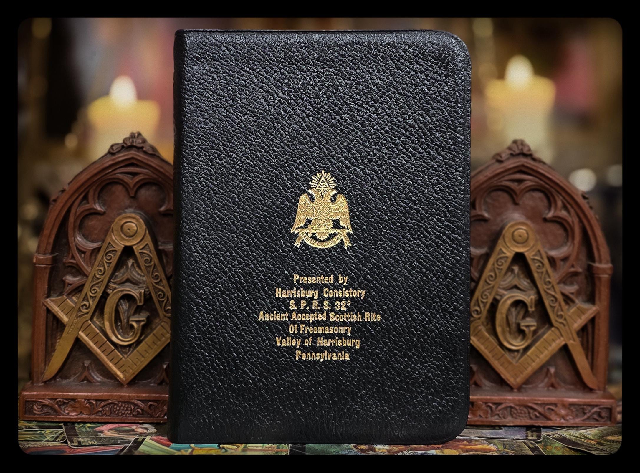 Signed Masonic Bible, 33rd Degree, Rare Knights Templar Book - Etsy