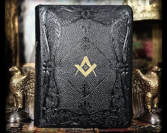 1898 Masonic Bible: Gustave Dore Illustrations, King James Version Freemasonry