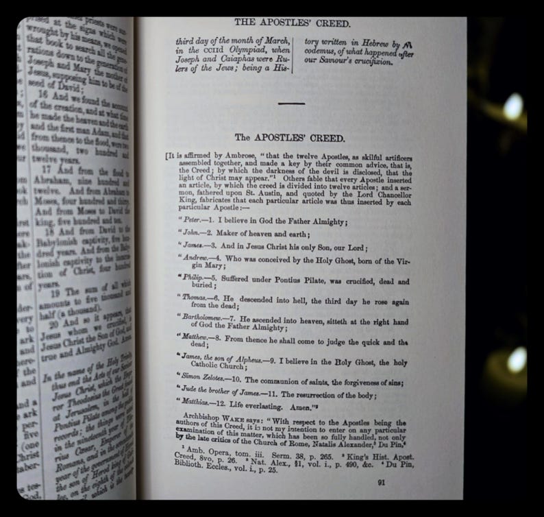 1963 Lost Books of The Bible Forgotten Eden Spiritual Book Occult Old New Testament Jesus