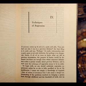 REINCARNATION Book Past Lives ESP Past Life Regression Metaphysical Occult Life After Death Vintage Occultism