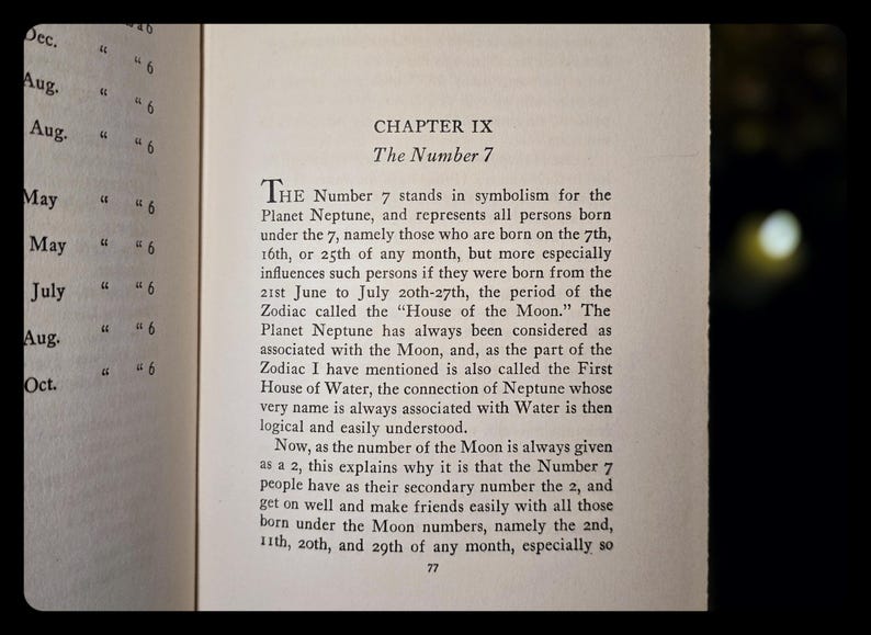 1932 Cheiro's Book of Numbers: Numerology, Astrology, Herbalism, Occult, Magic, Metaphysical Complete and Revised