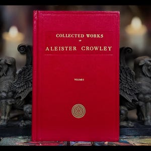 ALEISTER CROWLEY Occult Metaphysical Esoteric Book Kabbalah Vintage Manly P. Hall Alchemy Collectors Gift