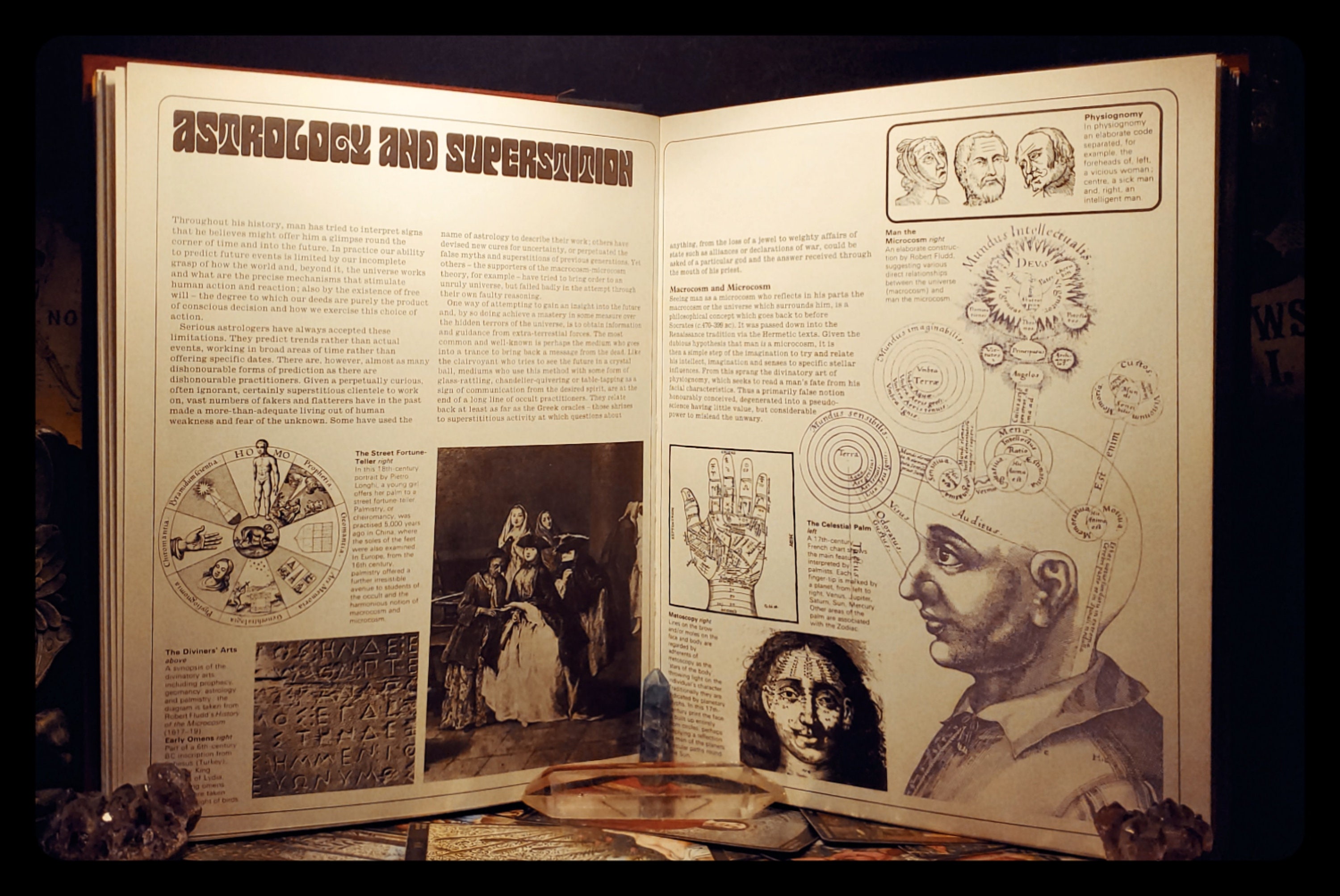 The Compleat Astrologer Book, Illustrated Divination, Vintage