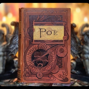 1886 EDGAR ALLAN POE Book "Rare" The Raven Antique Vintage Edgar Allen Poe Book Lenore Poetry Poem Gift Book