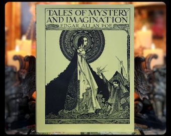 Edgar Allan Poe Book Vintage Tales of Mystery &quot;Uk Edition&quot; The Raven Author Edgar Allen Poe Book Pit and the Pendulum Gothic Horror Book