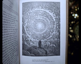Dante E Il Suo Secolo　入手困難本 1893 Dante's Purgatory Book: Gustave Dore Illustrations, Antique