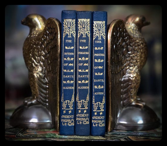 1947 Dante's Divine Comedy Book Set: Inferno, Purgatory, Paradise