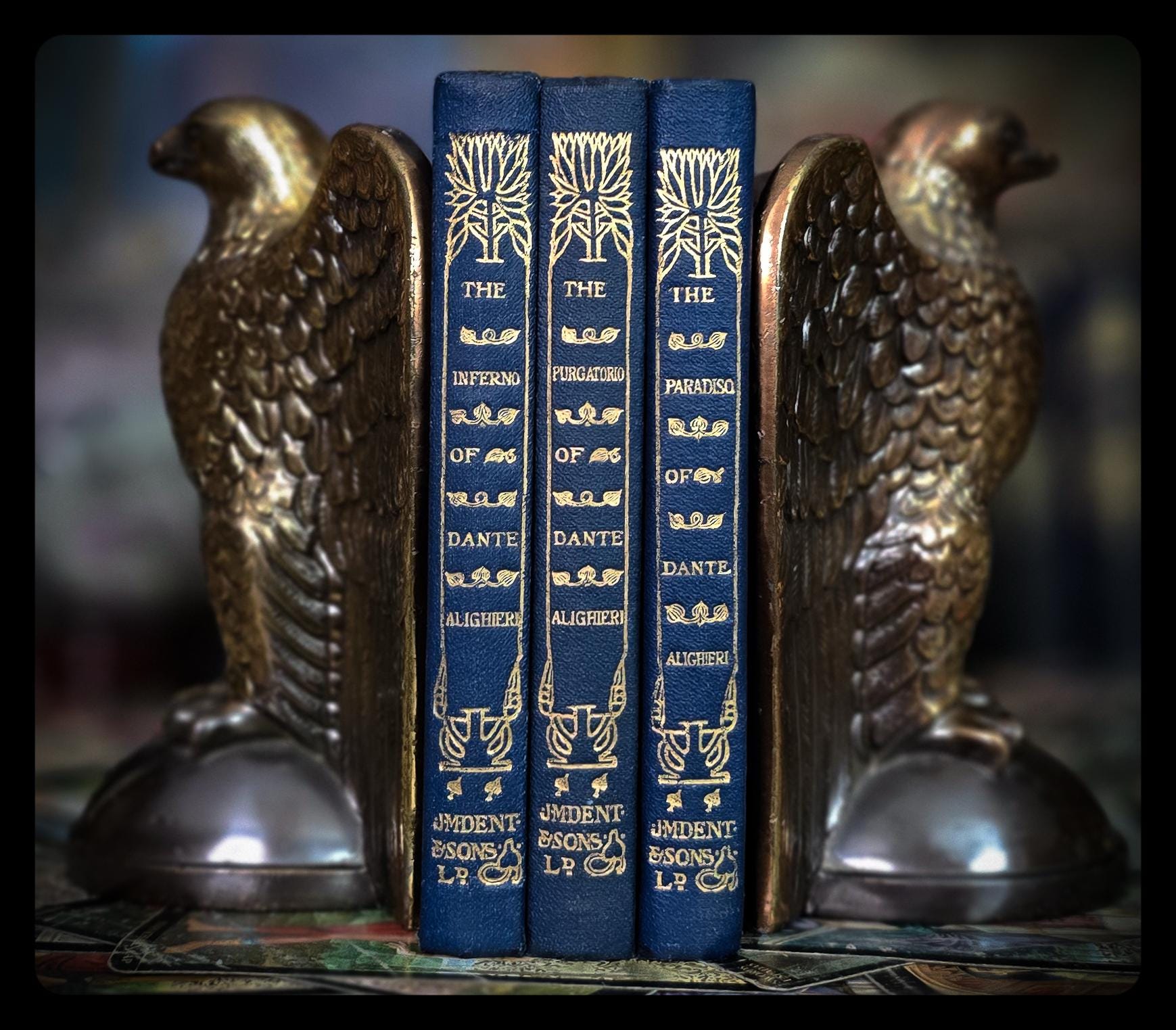 1947 Dante's Divine Comedy Book Set: Inferno, Purgatory, Paradise