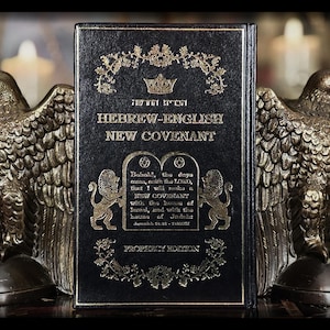 Hebreeuws-Engelse bijbel: leergebonden, Messiaanse profetie, King James Version, katholiek christelijk boek, nieuwtestamentisch boek