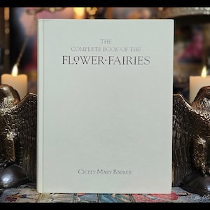 FLOWER FAIRY BOOK Fairies Vintage Fairy Tale Book Winter Summer Spring Fairies Stunning Art Artwork Fairy Tale Book Gift