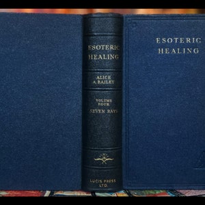 1953 ESOTERIC HEALING Metaphysics Occult Science Invocation Consciousness