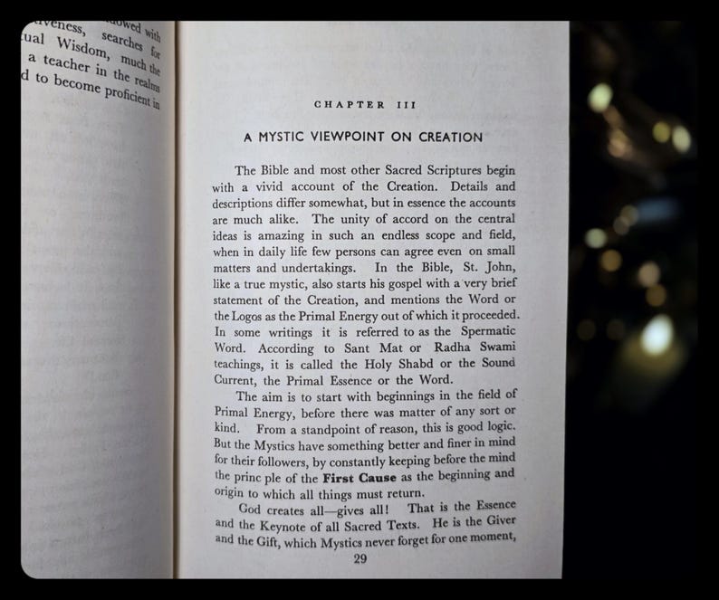 MYSTIC BIBLE Occult Metaphysical Freemasonry Kabbalah Reincarnation Atlantis Mythology Antique Vintage Esoteric Cabala Spiritual Gift