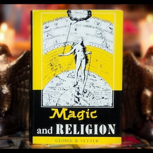 1958 MAGIC AND RELIGION Divination Astrology Occult Science Book Mythology Book Witchcraft Antique Vintage Occult Book Numerology