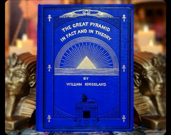 1932 Ancient Egypt Book The Pyramids Antique Vintage Book of the Dead Egyptian Pyramid