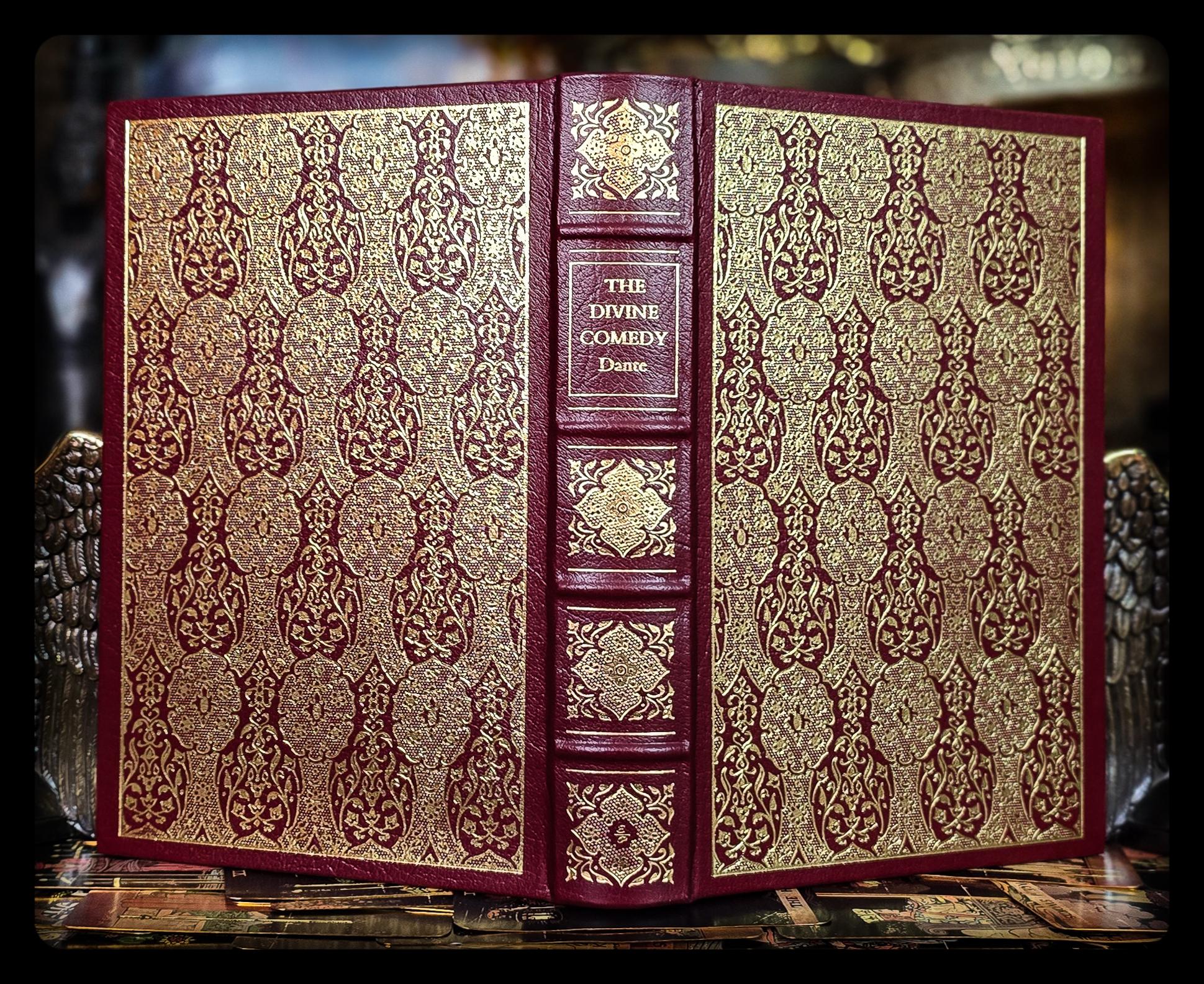 Dante's Inferno Divine Comedy, 1st Edition, Leather Bound, 22K