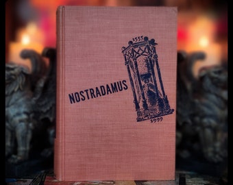 1945 Nostradamus Prophecies Book, Antique Esoteric Astrology