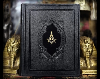 Masonic Bible: Knights Templar, Freemasonry Book - Freemason Christian Catholic Antique Vintage Spiritual Book Religious