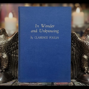 1965 UNKNOWING Signed Metaphysical Book Esoteric Vintage Antique Occult Spiritual Alchemy Poetry Poems Angel Angels Self Help Gift