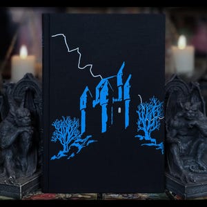 Frankenstein Book Gothic Horror Book Art Artwork Vintage Dark Mary Shelley Dracula Gift Gore Goth Gift  Science Fiction Sci Fi Book